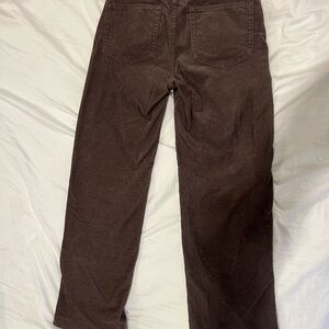 GAP Womens Dark Brown Corduroy Pants
